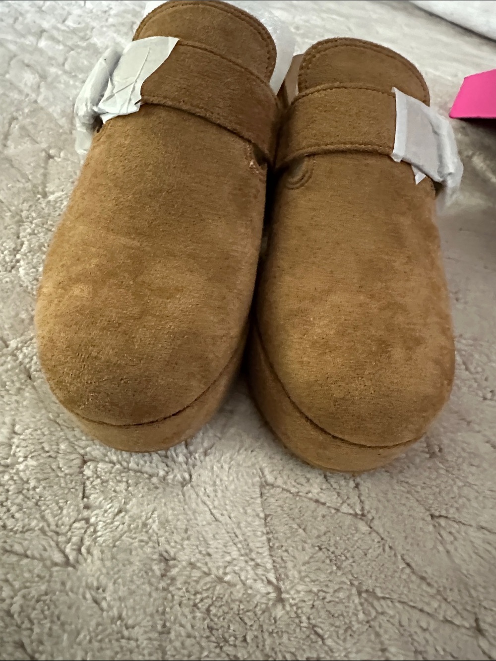 Corkys Tan Suede Platform Clogs - Picture 6 of 7
